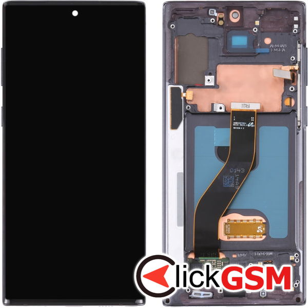 Piesa Piesa Display Cu Touchscreen Si Rama Black Samsung Galaxy Note10 4eo5