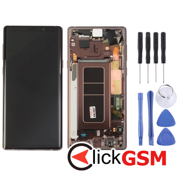 Piesa Piesa Display Cu Touchscreen Si Rama Black Samsung Galaxy Note9 4en8