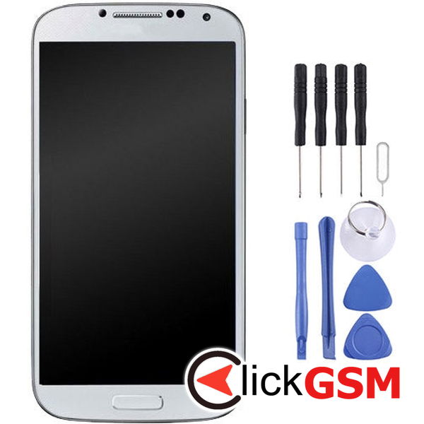 Piesa Display Cu Touchscreen Si Rama Black Samsung Galaxy S4 49ff