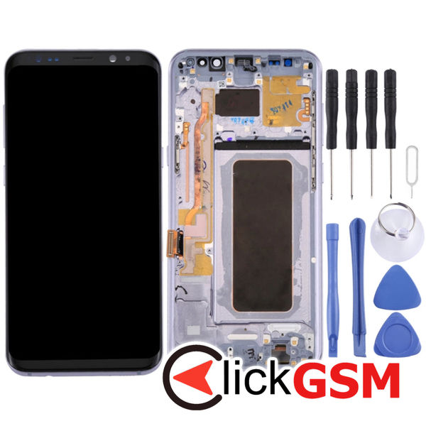 Piesa Piesa Display Cu Touchscreen Si Rama Black Samsung Galaxy S8.plus 4emw