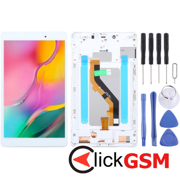 Piesa Piesa Display Cu Touchscreen Si Rama Black Samsung Galaxy Tab A 8.0 2019 4eyd