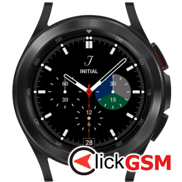 Piesa Display Cu Touchscreen Si Rama Black Samsung Galaxy Watch 4 44mm 2tpm