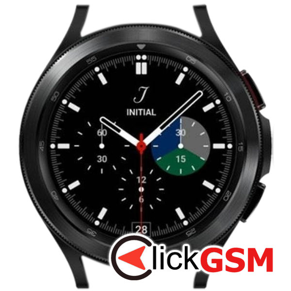 Piesa Piesa Display Cu Touchscreen Si Rama Black Samsung Galaxy Watch 4 44mm 2tpx