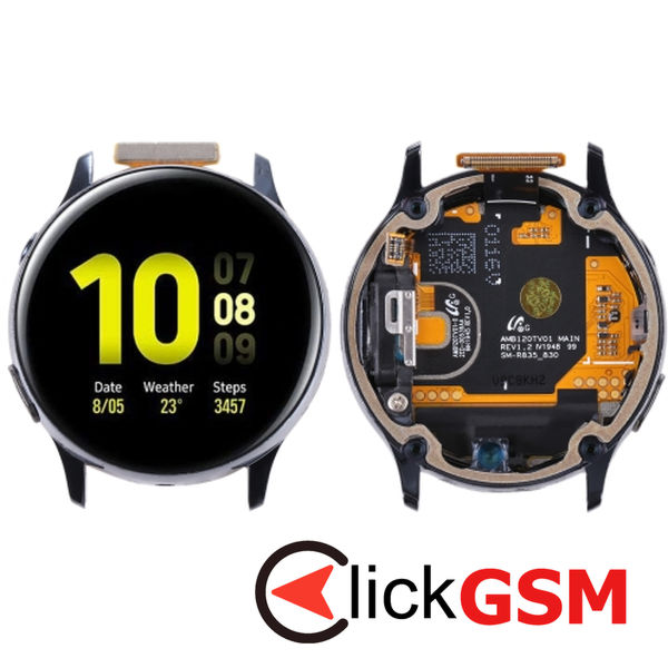 Piesa Piesa Display Cu Touchscreen Si Rama Black Samsung Galaxy Watch Active 2 40mm 2tov