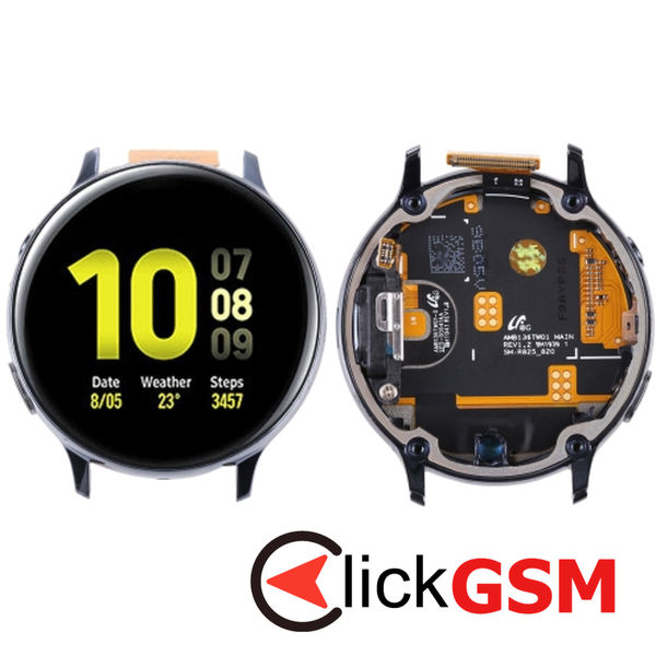 Piesa Piesa Display Cu Touchscreen Si Rama Black Samsung Galaxy Watch Active 2 44mm 2tp0