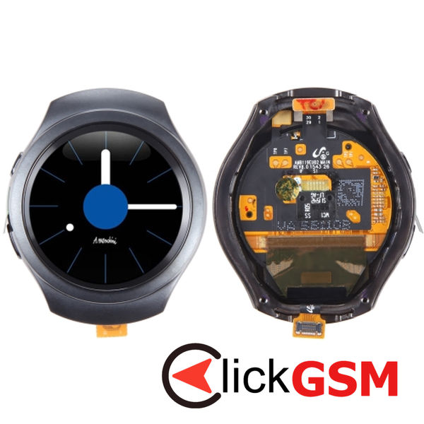 Piesa Display Cu Touchscreen Si Rama Black Samsung Galaxy Watch S2 3024