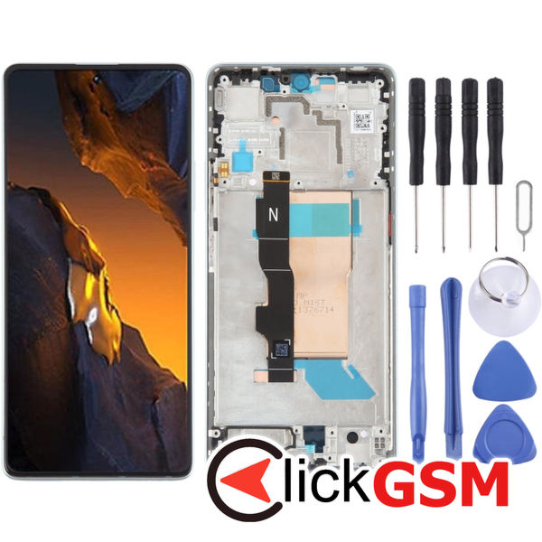 Piesa Piesa Display Cu Touchscreen Si Rama Black Xiaomi Poco F5 49a2