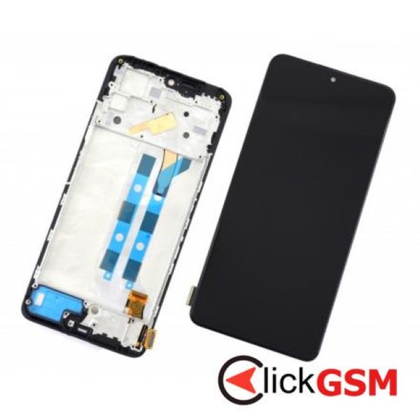 Piesa Display Cu Touchscreen Si Rama Black Xiaomi Poco X4 Pro 5g 4m3x