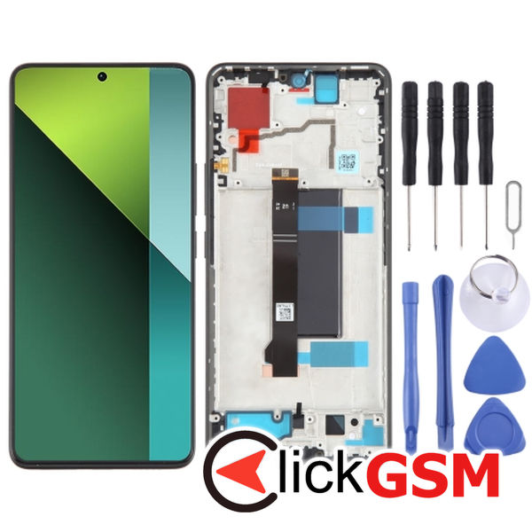 Piesa Display Cu Touchscreen Si Rama Black Xiaomi Poco X6 43d8