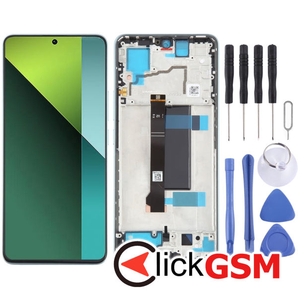 Piesa Piesa Display Cu Touchscreen Si Rama Black Xiaomi Poco X6 49ay