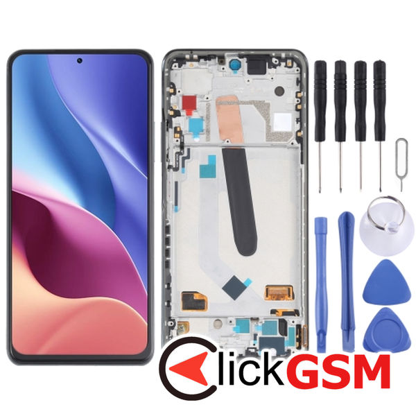 Piesa Display Cu Touchscreen Si Rama Black Xiaomi Redmi K40 2619