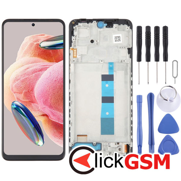 Piesa Display Cu Touchscreen Si Rama Black Xiaomi Redmi Note 12 499o