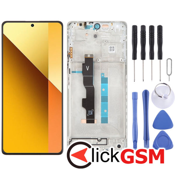 Piesa Piesa Display Cu Touchscreen Si Rama Black Xiaomi Redmi Note 13 5g 49ax