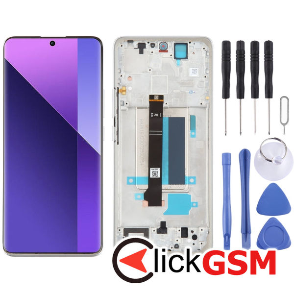 Piesa Piesa Display Cu Touchscreen Si Rama Black Xiaomi Redmi Note 13 Pro.plus 433x