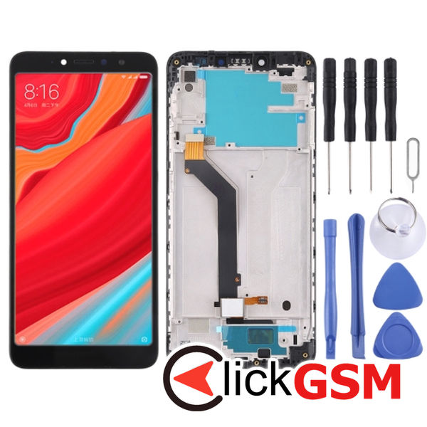 Piesa Piesa Display Cu Touchscreen Si Rama Black Xiaomi Redmi S2 25i9