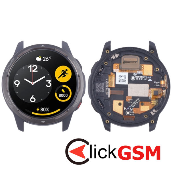 Piesa Piesa Display Cu Touchscreen Si Rama Black Xiaomi Watch Color 2 1px