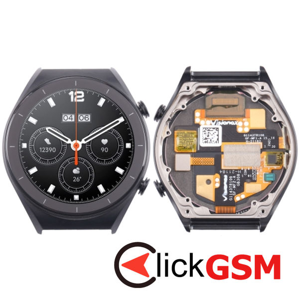 Piesa Piesa Display Cu Touchscreen Si Rama Black Xiaomi Watch S1 30ax