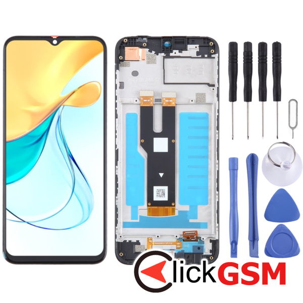 Piesa Display Cu Touchscreen Si Rama Black Zte Blade V50 Design 5g 24r4