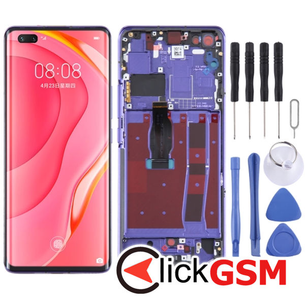 Piesa Piesa Display Cu Touchscreen Si Rama Blue Huawei Nova 7 Pro 5g 303b