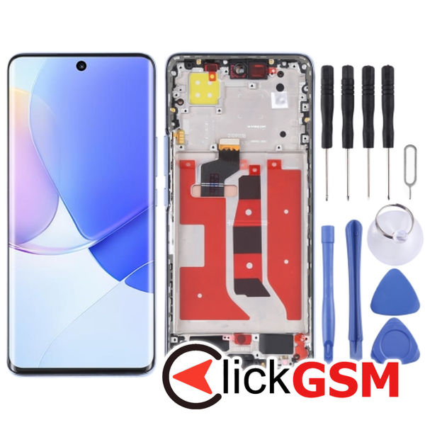 Piesa Display Cu Touchscreen Si Rama Blue Huawei Nova 9 2uwj