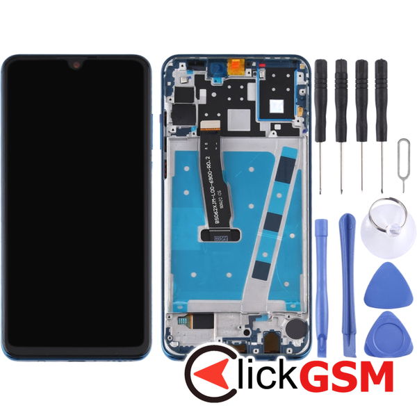 Piesa Display Cu Touchscreen Si Rama Blue Huawei P30 Lite 2c7h