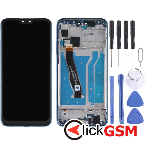 Piesa Piesa Display Cu Touchscreen Si Rama Blue Huawei Y9 2019 23t3