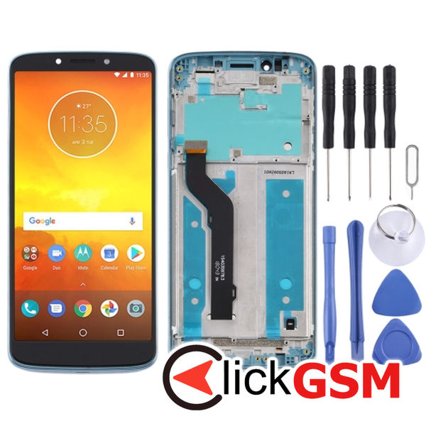 Piesa Piesa Display Cu Touchscreen Si Rama Blue Motorola Moto E5 Plus 22s6