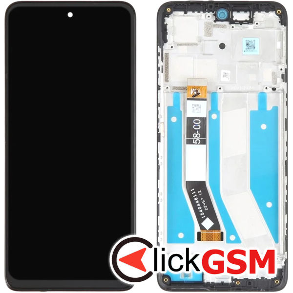 Piesa Display Cu Touchscreen Si Rama Blue Motorola Moto G73 5g 4t5j