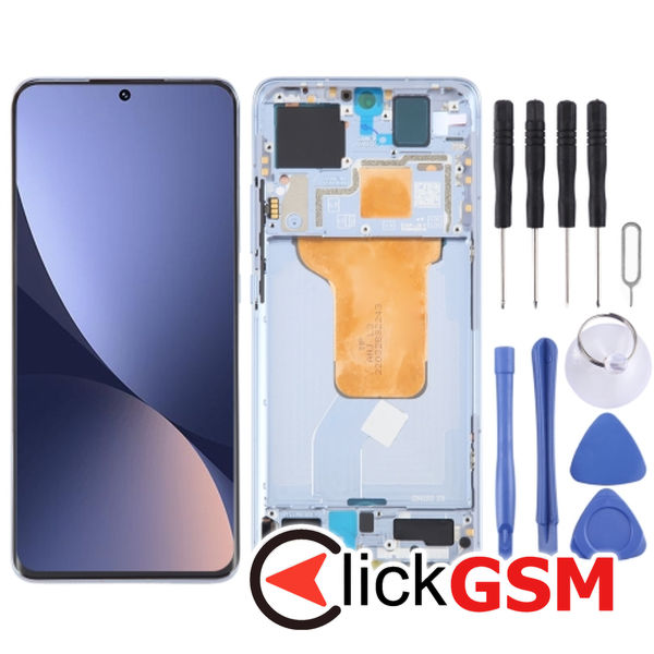 Piesa Display Cu Touchscreen Si Rama Blue Xiaomi 12 486d