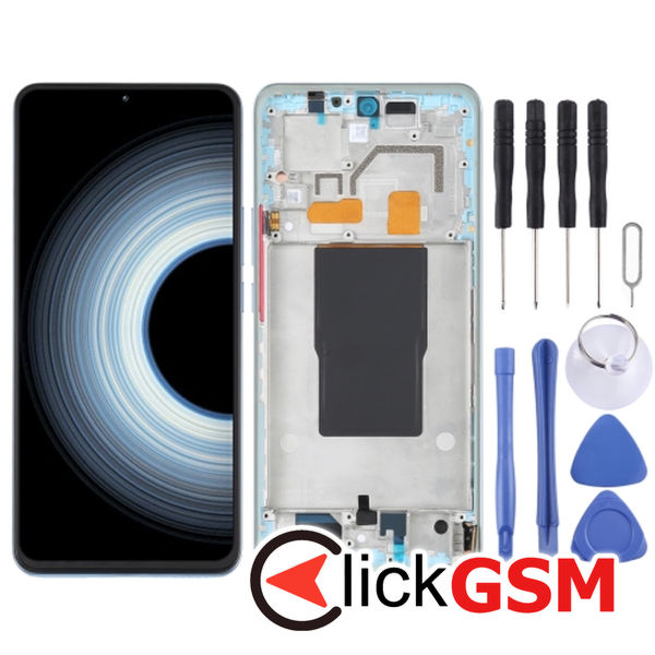 Piesa Piesa Display Cu Touchscreen Si Rama Blue Xiaomi Redmi K50 Ultra 2ux6