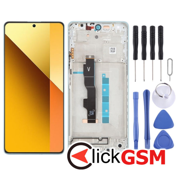 Piesa Display Cu Touchscreen Si Rama Blue Xiaomi Redmi Note 13 5g 499w