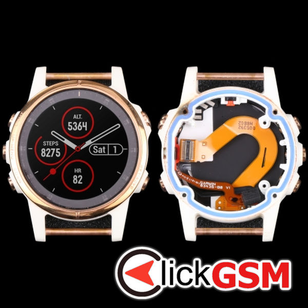 Piesa Display Cu Touchscreen Si Rama Garmin Fenix 5s Plus 4n7j