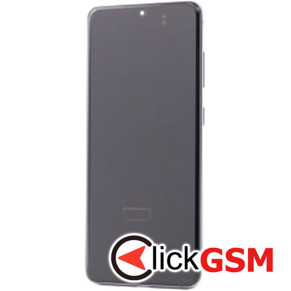 Piesa Display Cu Touchscreen Si Rama Grey Samsung Galaxy S20 Kga