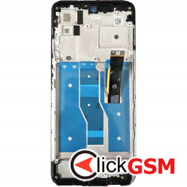 Piesa Display Cu Touchscreen Si Rama Gri Motorola Moto G82 3d3a