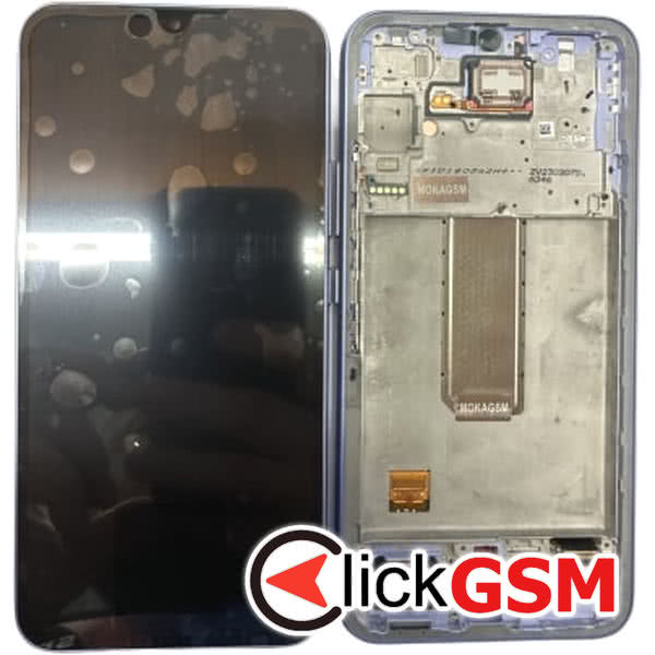 Piesa Display Cu Touchscreen Si Rama Gri Samsung Galaxy A34 5g 292x