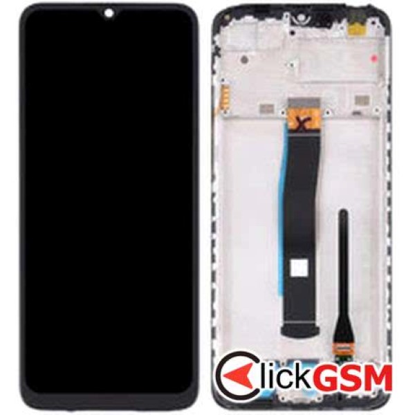 Piesa Display Cu Touchscreen Si Rama Gri Xiaomi Redmi 10c 1qp0