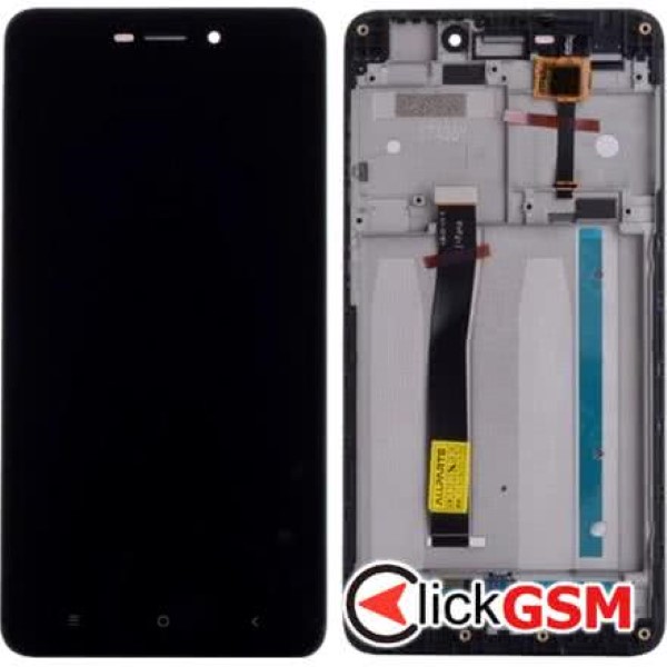 Piesa Display Cu Touchscreen Si Rama Gri Xiaomi Redmi 4a 1fgp