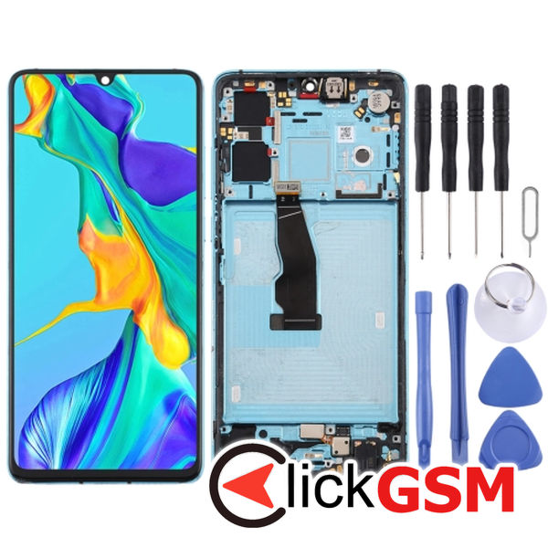 Piesa Display Cu Touchscreen Si Rama Huawei P30 2f86