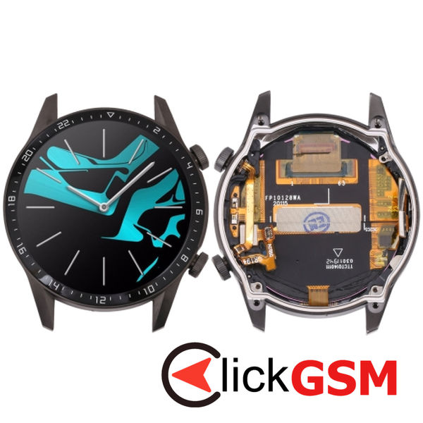 Piesa Display Cu Touchscreen Si Rama Huawei Watch Gt2 46mm 2tj6