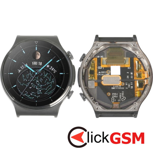 Piesa Display Cu Touchscreen Si Rama Huawei Watch Gt2 Pro 2ust