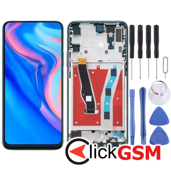 Piesa Display Cu Touchscreen Si Rama Huawei Y9 Prime 2019 24j1