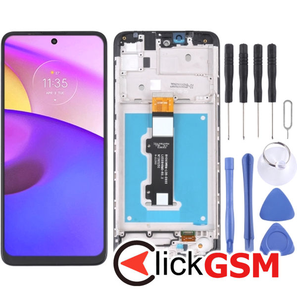 Piesa Display Cu Touchscreen Si Rama Motorola Moto E40 22fc