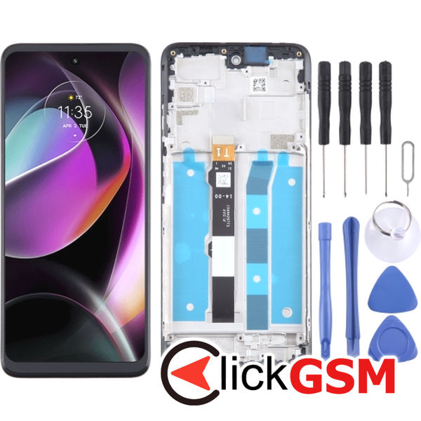 Piesa Display Cu Touchscreen Si Rama Motorola Moto G 2nd Gen 3fwe