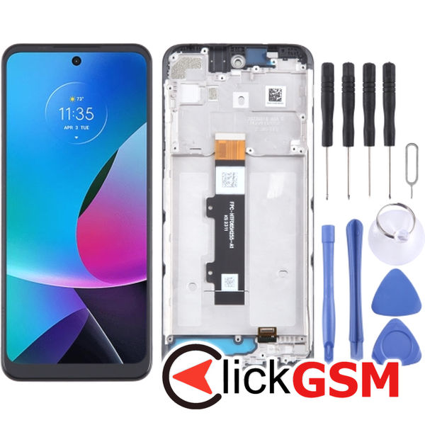 Piesa Display Cu Touchscreen Si Rama Motorola Moto G Play 2023 3fyp