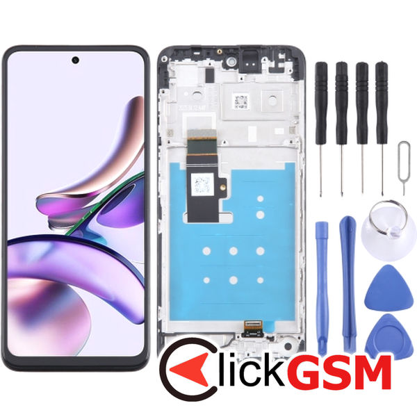 Piesa Display Cu Touchscreen Si Rama Motorola Moto G23 3fvs