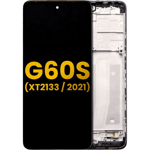Motorola Moto G60S · LCD Assembly With Frame For Motorola Moto G60S (XT2133 / 2021) (Refurbished) (All Colors)
