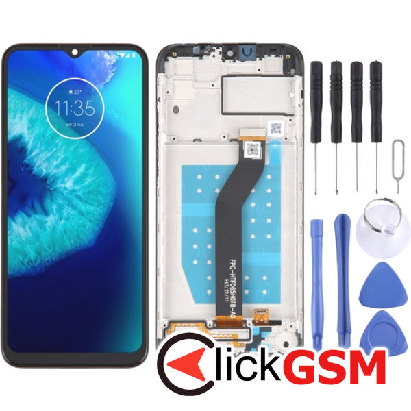 Piesa Piesa Display Cu Touchscreen Si Rama Motorola Moto G8 Power Lite 2uok