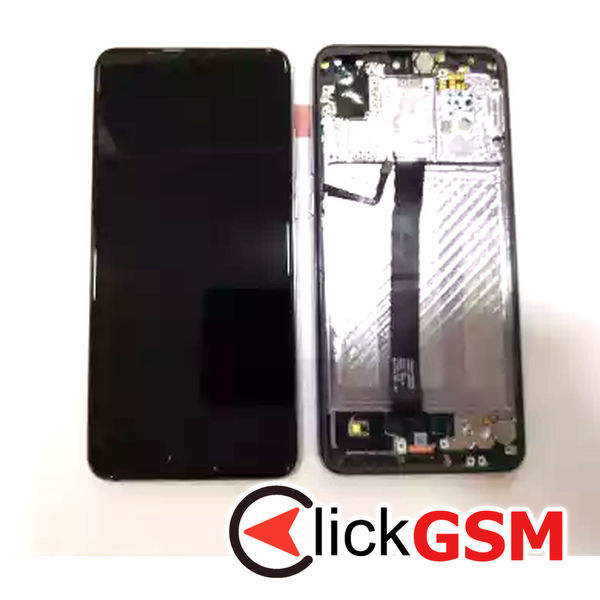 Piesa Piesa Display Cu Touchscreen Si Rama Mov Huawei P20 Cpq