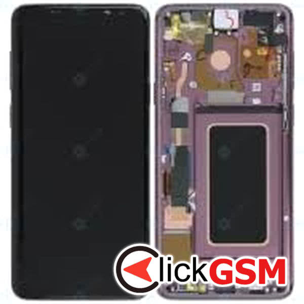 Piesa Display Cu Touchscreen Si Rama Mov Samsung Galaxy S9 9ey