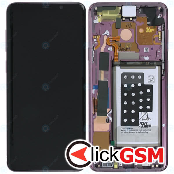 Piesa Display Cu Touchscreen Si Rama Mov Samsung Galaxy S9.plus Cru